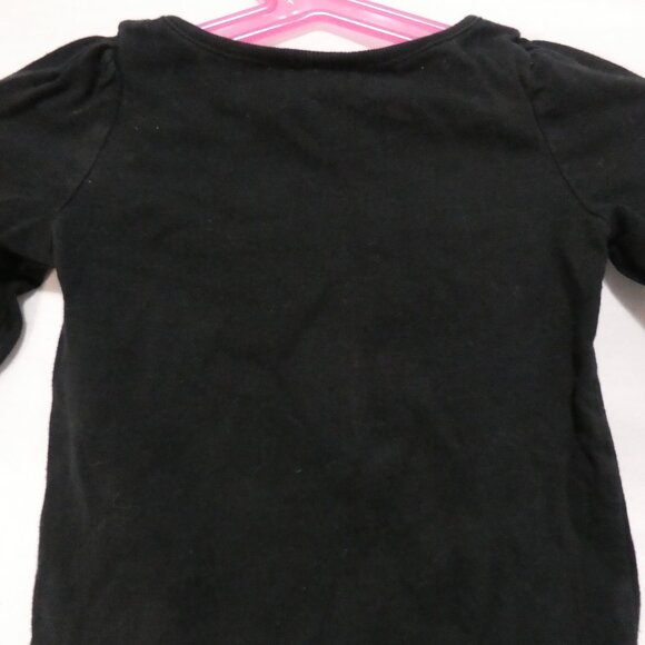 Unbranded | 12 months | Black Snowflake Heart Graphic Print Long Sleeve Top - Picture 10 of 13